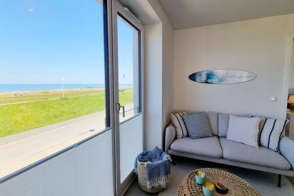 Wohnzimmer  Ferienwohnung "Surfside" in Schönberg-Kalifornien