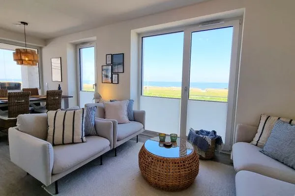 Wohnzimmer  Ferienwohnung "Surfside" in Schönberg-Kalifornien