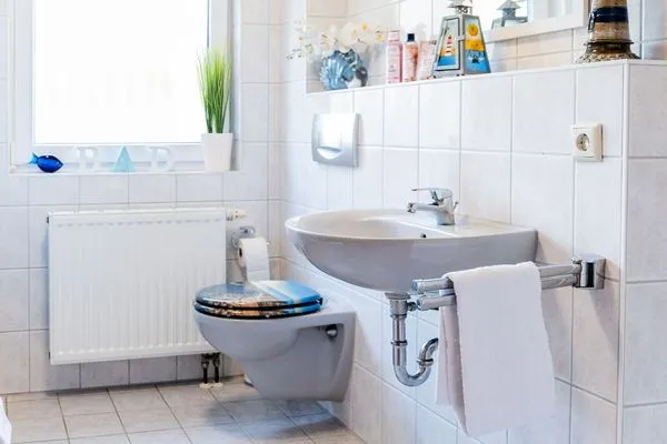 Badezimmer  Mövennest Ferienwohnung