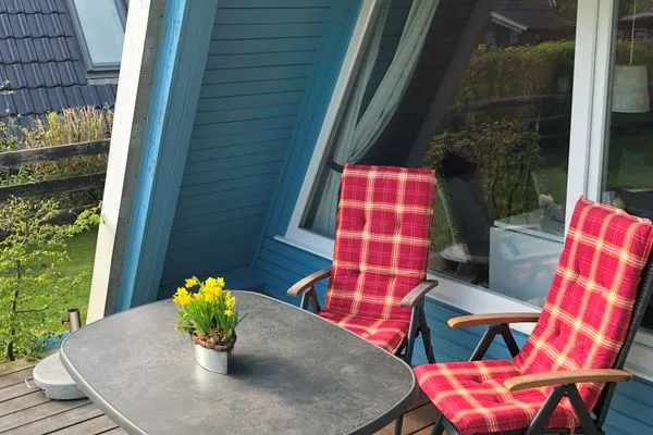 Terrasse  Ferienhaus Ostseetraum