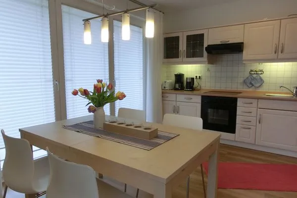 offene Küche mit Essbereich  Strandoase, Whg. 21