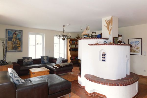  Alte Büdnerei 1 (Abeking-Haus) Ostseebad Ahrenshoop - Wohnzimmer