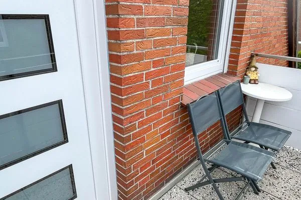 Fassade / Eingang Haus Seemöwe Ferienwohnung Möwennest