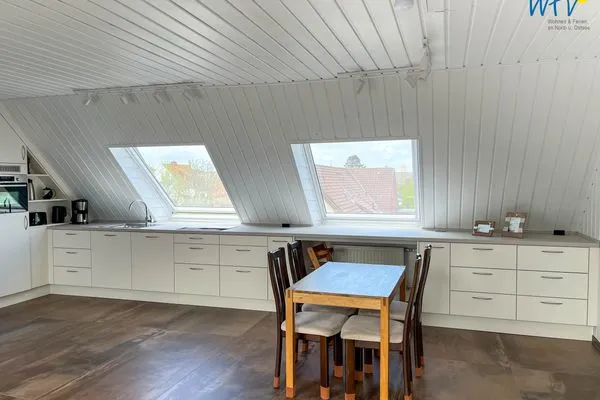 Küche / Küchenzeile Haus Seemöwe Ferienwohnung Möwennest