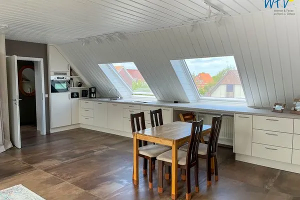 Küche / Küchenzeile Haus Seemöwe Ferienwohnung Möwennest