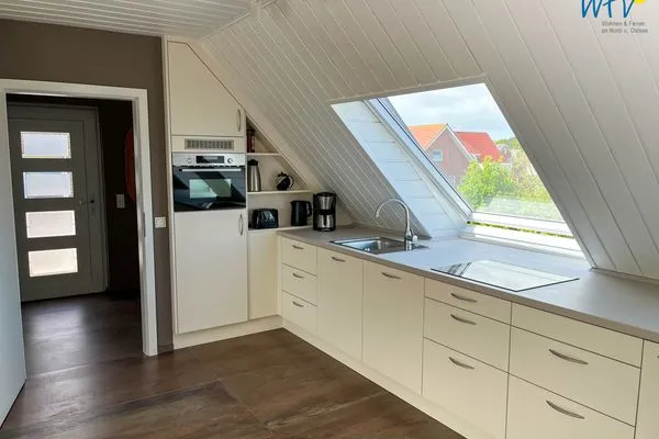 Küche / Küchenzeile Haus Seemöwe Ferienwohnung Möwennest