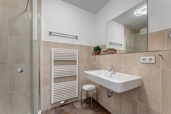 Badezimmer  Residenz am Balmer See, Whg. 55