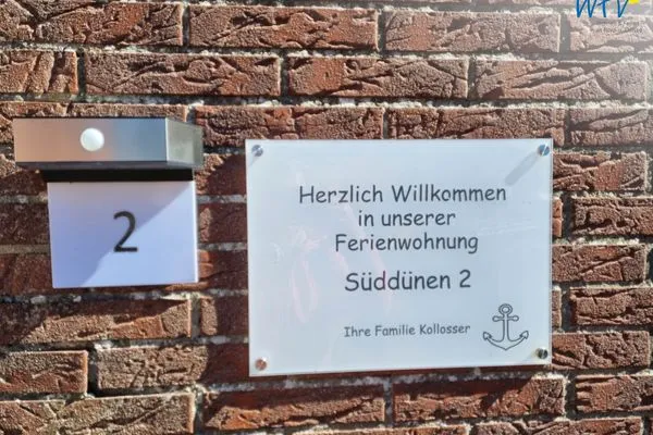 Dekoratives Detail Bungalow Süddüne Bungalow Süddüne