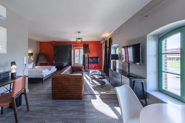 Ferienwohnung Wellenzauber Klink - Wohn-und Schlafbereich  Wellenzauber