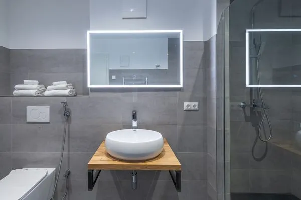 Ferienwohnung Müritznest Klink - Badezimmer im modernem Stil  Müritznest