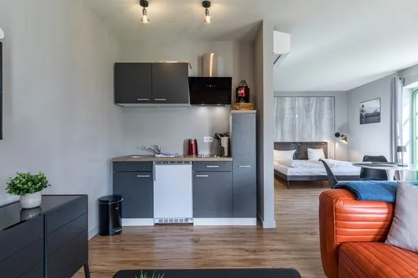 Ferienwohnung Müritzperle Klink - mit Küchenzeile und Kochmöglichkeit  Müritzperle