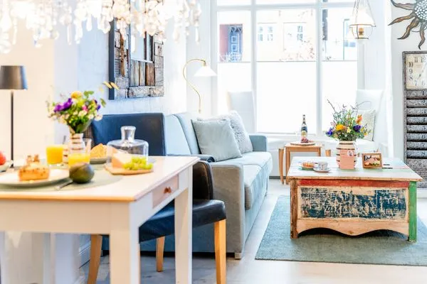 Wohnzimmer  Ferienwohnung Altstadtappartment