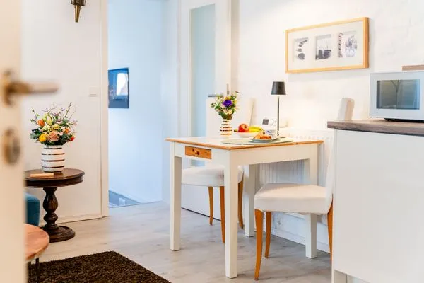 Küche / Küchenzeile  Ferienwohnung Am Hafen
