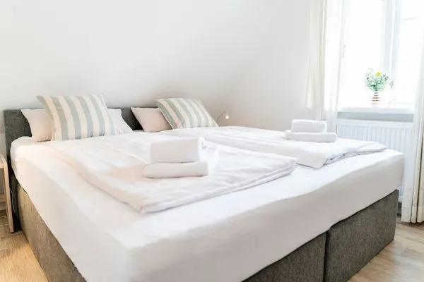 Schlafzimmer  Ferienwohnung Hafenblick