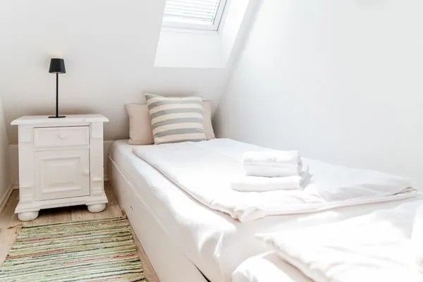 Schlafzimmer  Ferienwohnung Hafenblick