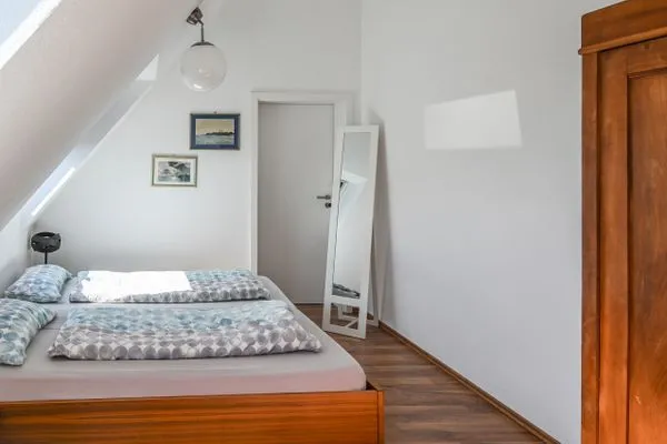 Schlafzimmer  Apartment 7b - überdachter Balkon