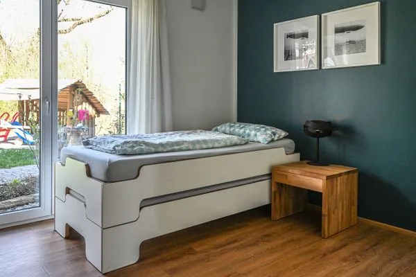 Schlafzimmer  Apartment 7/7 EG barrierefrei - überdachte Terrasse