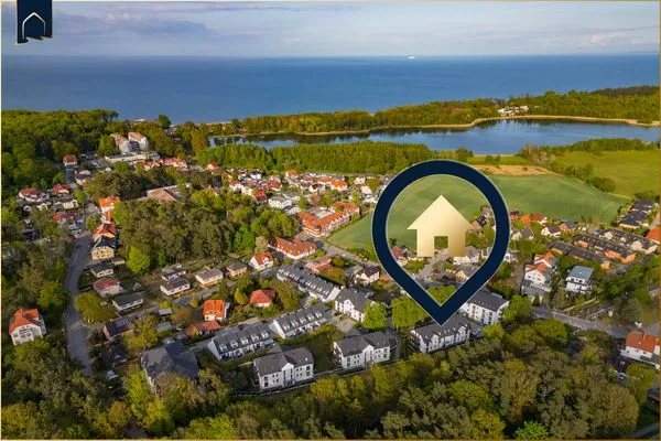 Vogelperspektive  Ferienwohnung Blaubarschbude