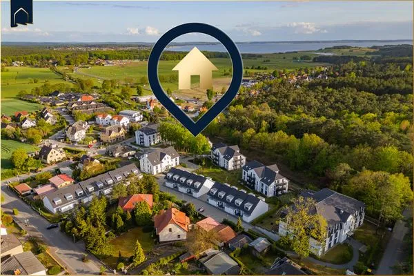 Vogelperspektive  Ferienwohnung Blaubarschbude