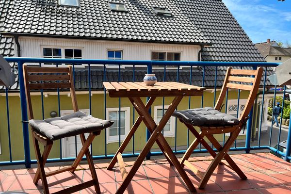  Wohndiele 2 Ostseebad Ahrenshoop - Balkon