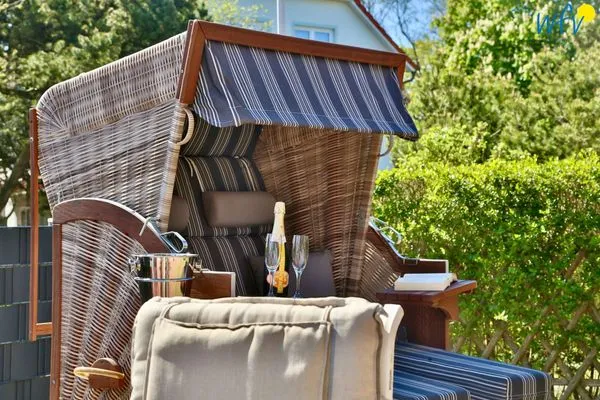 Strandkorb Speicherhaus Ferienwohnung Deichnest