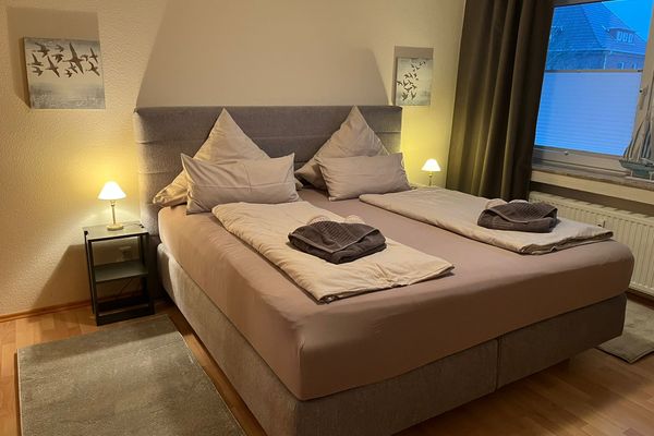  Ferienwohnung am Damenpfad Wangerooge - Schlafzimmer