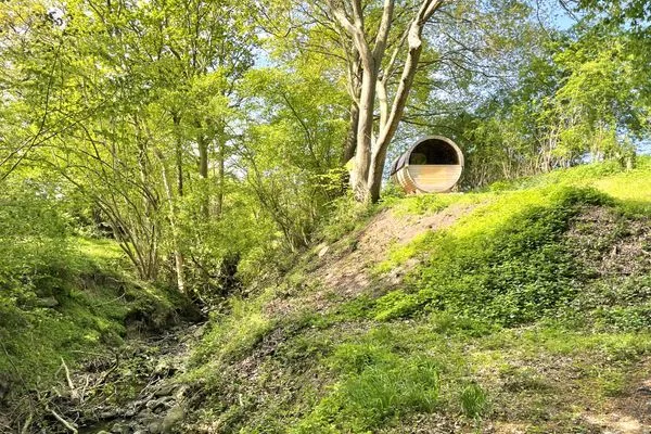 Sauna  Reetdachkate Fuchsgraben