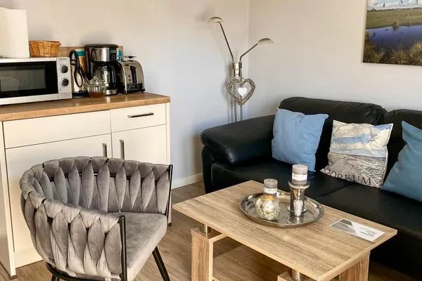 Wohnzimmer Haus Delphin Ferienwohnung 1