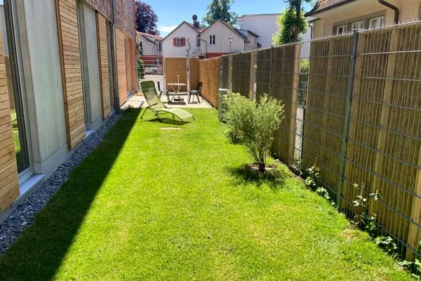  Ferienwohnung Halbinsel52 Wasserburg - Blick auf den Garten