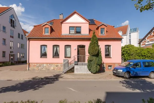 Ferienwohnung Kleines Meer Außenansicht Gebäude von vorne  Kleines Meer