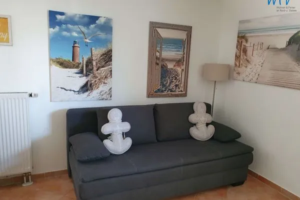 Wohnzimmer Appartementhaus Waldstraße - Baabe Ferienwohnung Sonnenschein