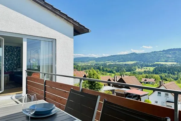  Ferienwohnung Traumblick Lindau und Umgebung - Balkon mit Seesicht
