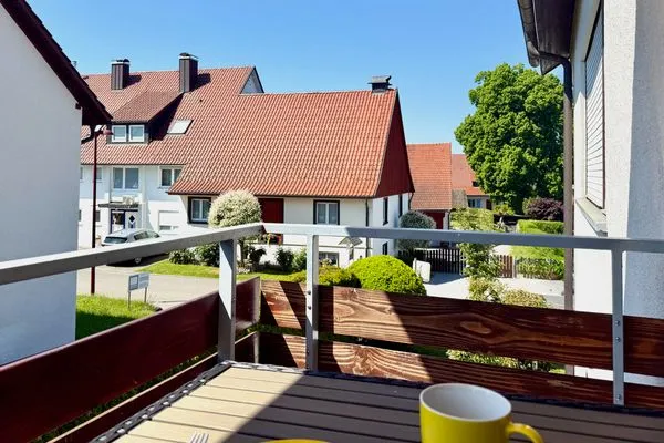  Ferienwohnung Kleine Seeperle Nonnenhorn - Blick vom Balkon in die Umgebung