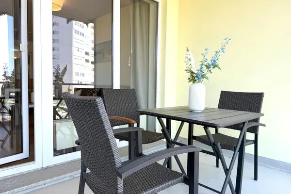 Haus Nordseebrandung FeWo C1.1 Sahlenburg - Balkon