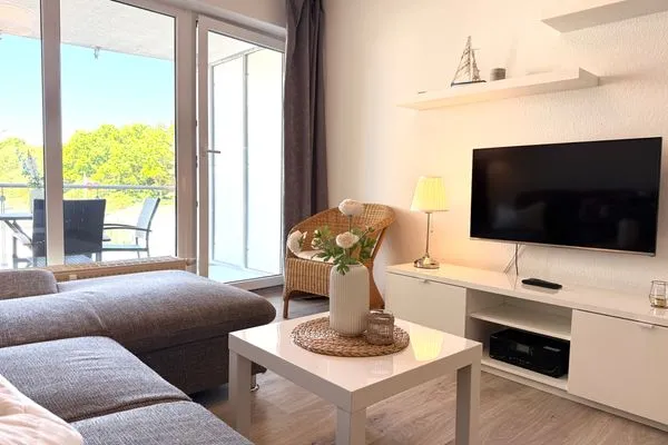 Haus Nordseebrandung FeWo C1.1 Sahlenburg - Wohnzimmer