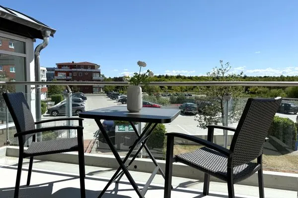 Haus Nordseebrandung FeWo C1.1 Sahlenburg - Balkon