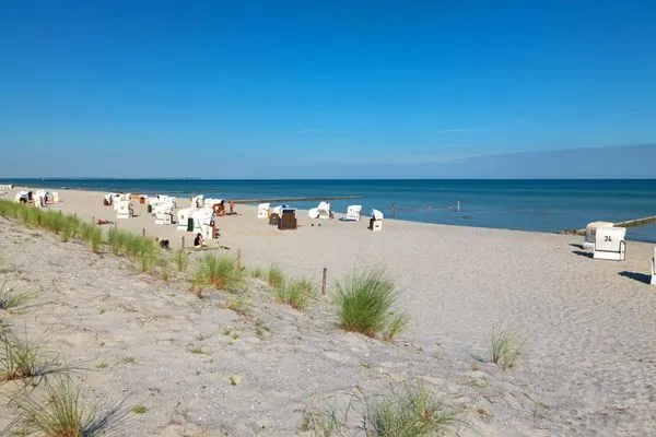 Dieser herrliche Sandstrand liegt Ihnen direkt zu Füßen! Ostsee Residenz Meeresblick Bellevue