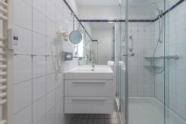 Ferienwohnung Kleine Freiheit Blick ins Badezimmer  Kleine Freiheit
