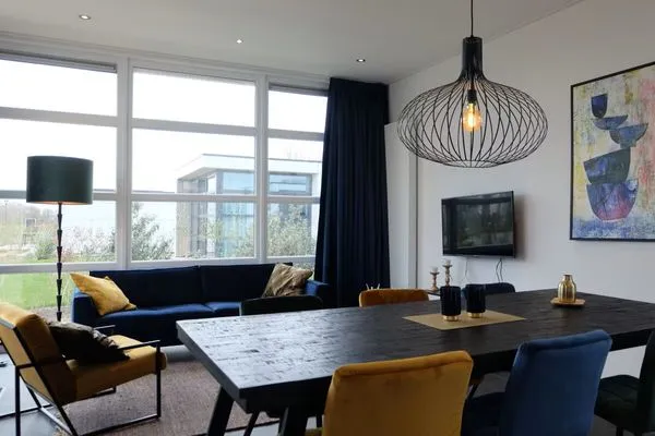  Marina Strandbad Chalet IJssel Lodge mit Zaun Haus Nr. 34