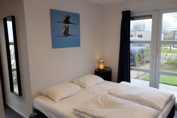  Marina Strandbad Chalet IJssel Lodge mit Zaun Haus Nr. 34