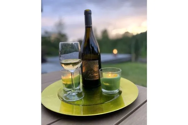  Marina Strandbad Chalet IJssel Lodge mit Zaun Haus Nr. 34