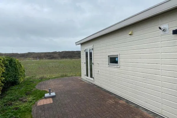  Breskens Chalet DuneView mit Zaun Haus Nr. H195