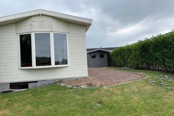  Breskens Chalet DuneView mit Zaun Haus Nr. H195