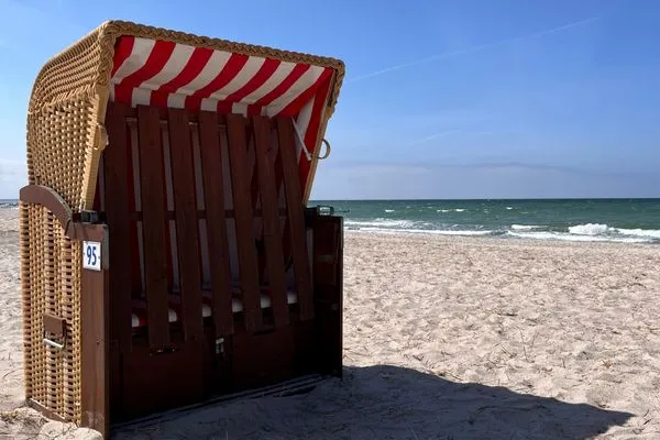 Ferienwohnung Sonnengott in Wustrow - Wustrower Strand an einem Sommertag  Sonnengott