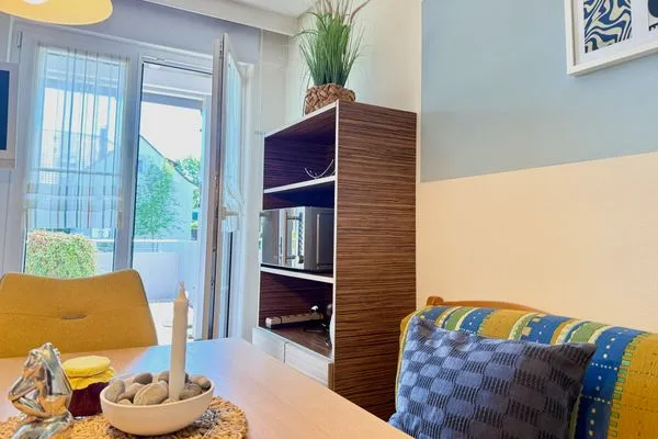 Ferienhaus Dani Ferienwohnung Rebgarten Nonnenhorn - Wohnzimmer