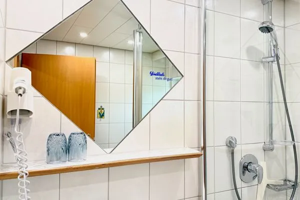 Ferienhaus Dani Ferienwohnung Pfänderblick Nonnenhorn - Badezimmer