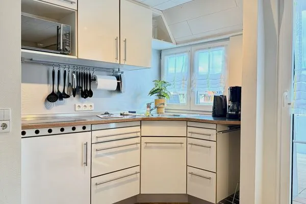 Ferienhaus Dani Ferienwohnung Pfänderblick Nonnenhorn - Küche / Küchenzeile