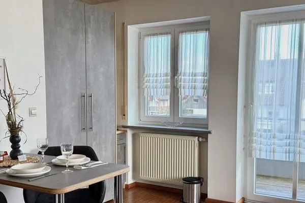 Ferienhaus Dani Ferienapartment Panoramablick Nonnenhorn - Wohnzimmer