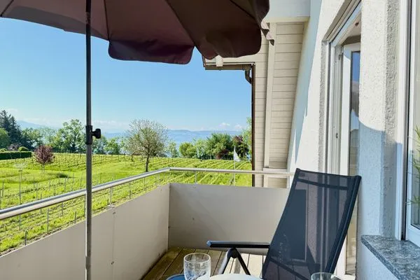 Ferienhaus Dani Ferienapartment Panoramablick Nonnenhorn - Balkon