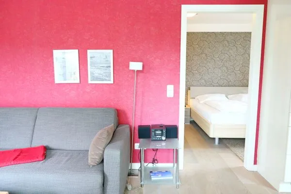 Wohnzimmer  Viktoriastraße 6, Viktoria Residenz, Whg. 14